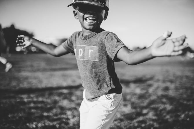 Photo taken by Frank Mckenna of smiling child